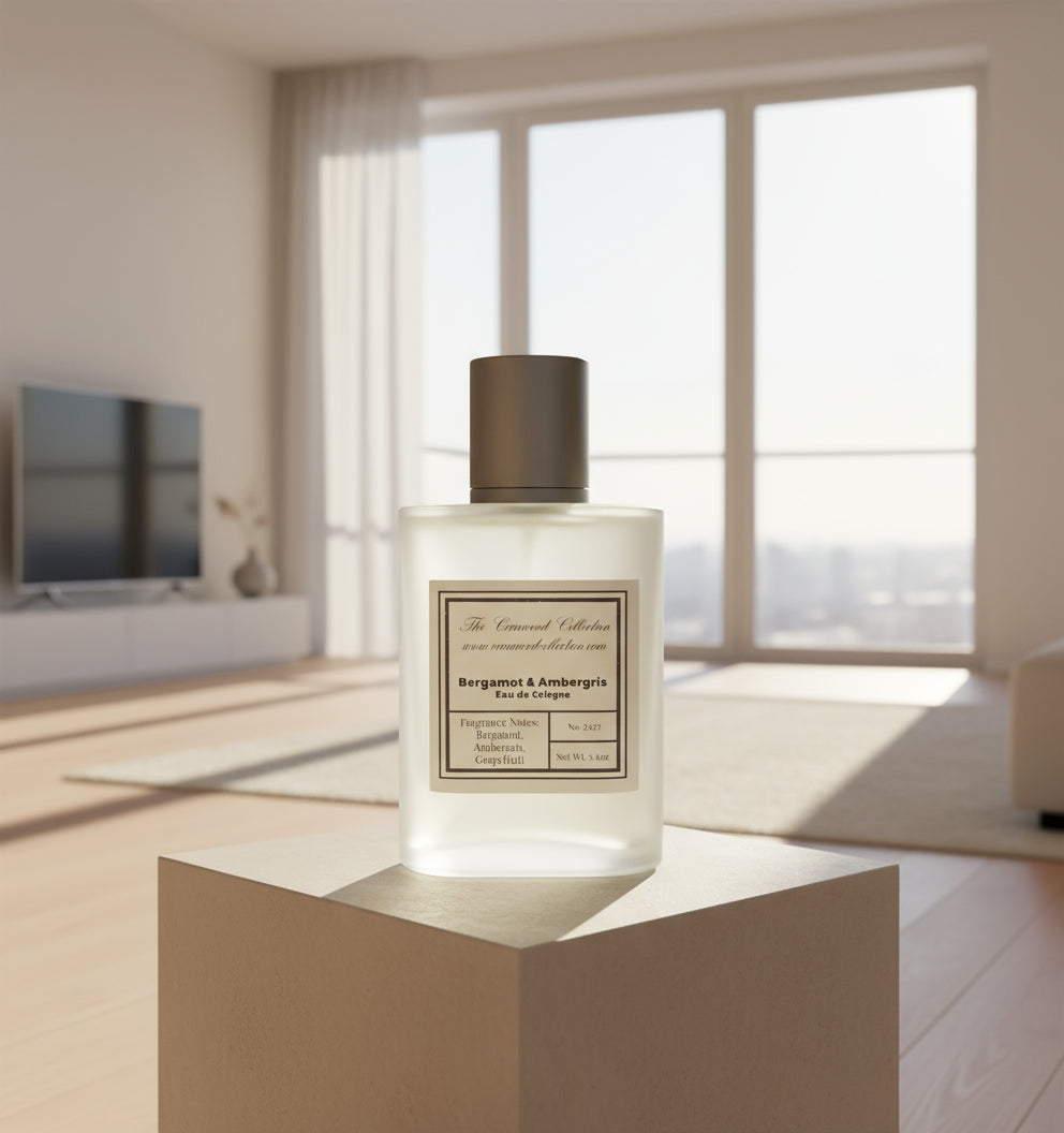 Bergamont & Ambergris Eau de Cologne-3.4oz/100ml.