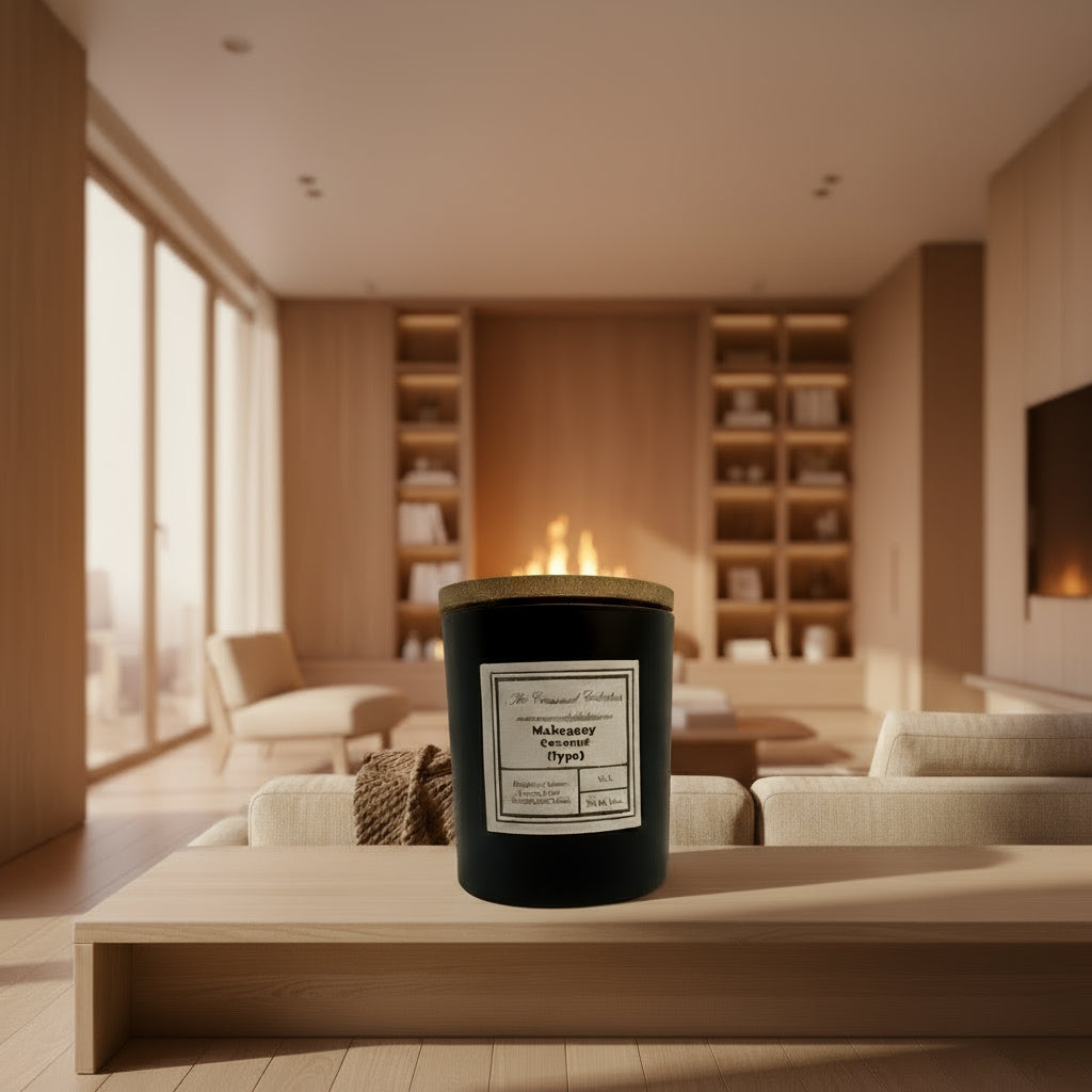 Mahogany Coconut Organic Soy Candle