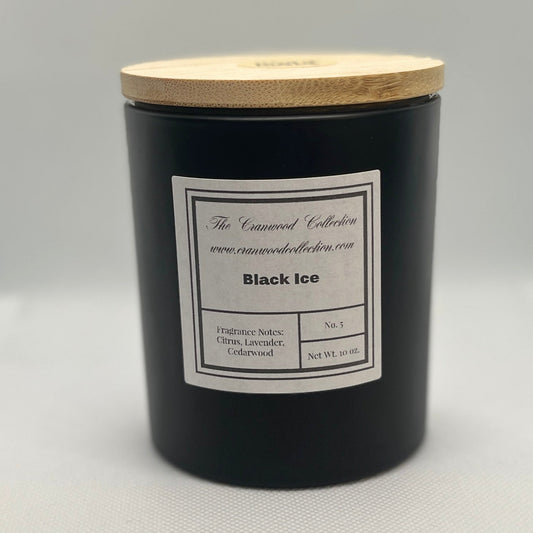 Black Ice Organic Soy Candle